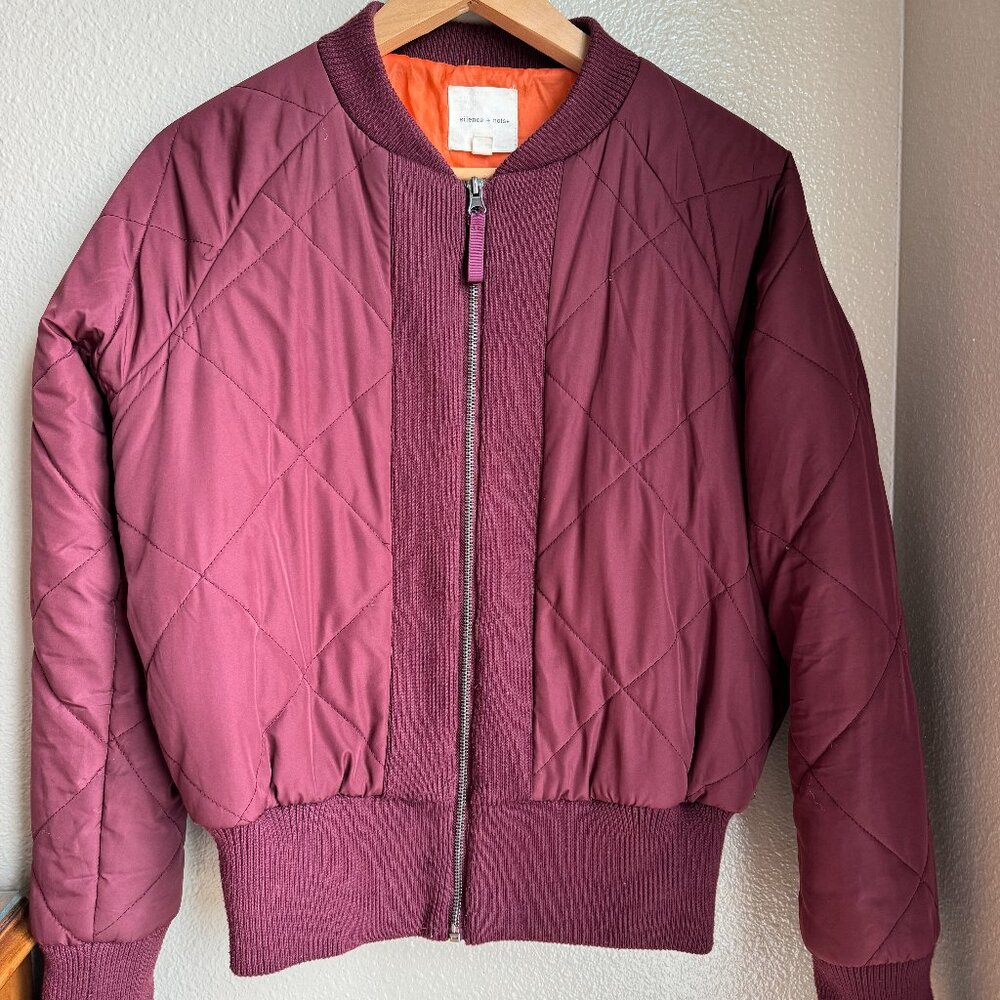 Maroon Puffer Winter Jacket
